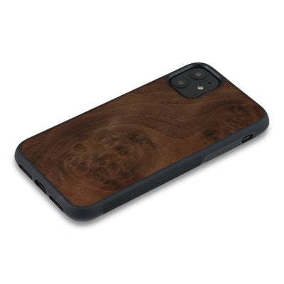 iPhone 11 Pro —  #WoodBack Explorer Black Case
