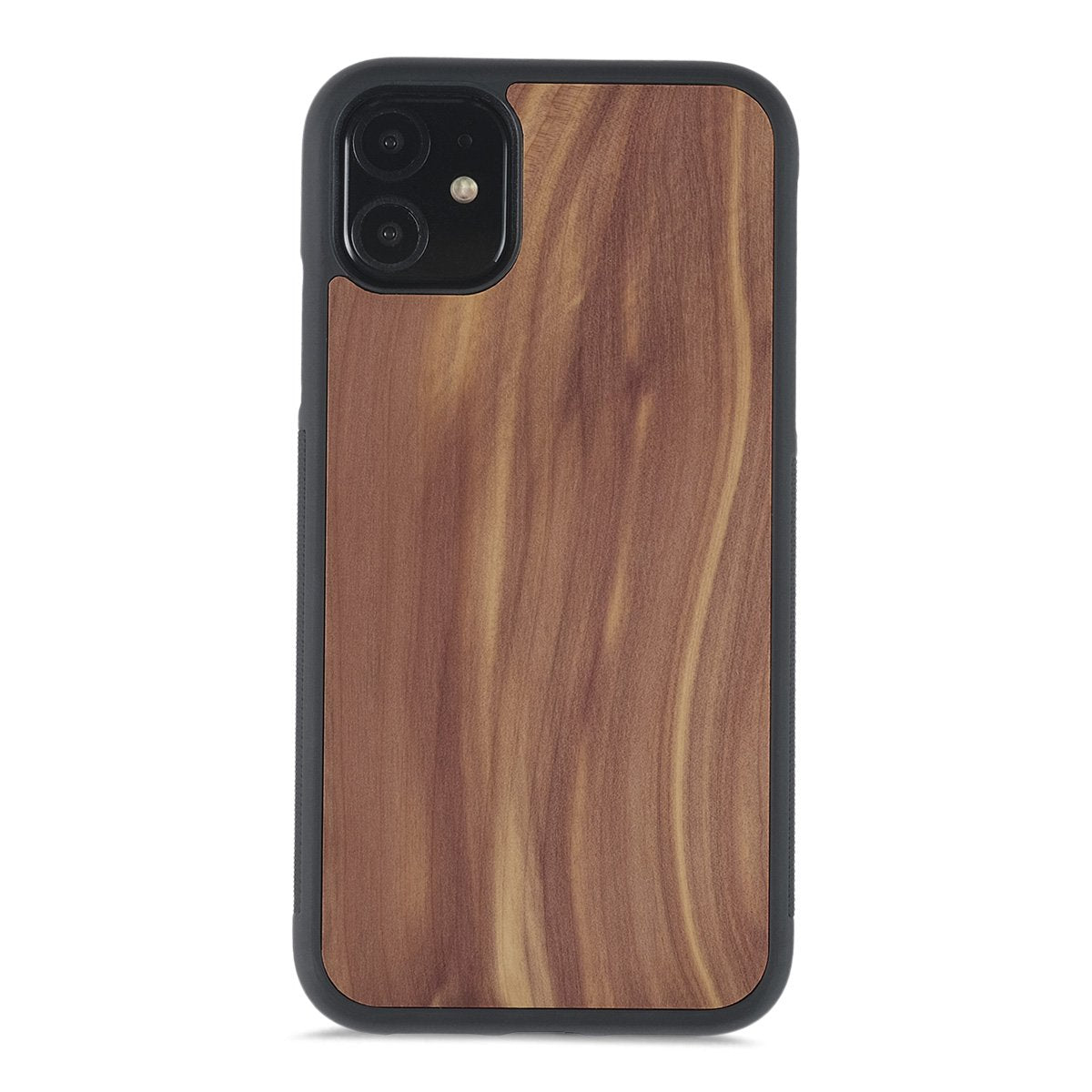 iPhone 11 Pro Max —  #WoodBack Explorer Black Case