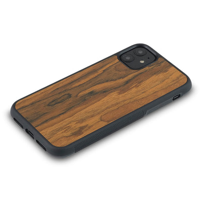 iPhone 11 — #WoodBack Explorer Black Case
