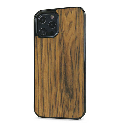 iPhone 12 Pro Max — #WoodBack Explorer Black Case