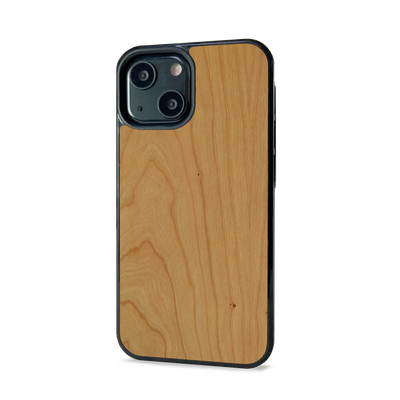 iPhone 14 —  #WoodBack Explorer Black Case
