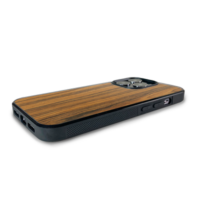 iPhone 15 Pro — #WoodBack Explorer Case