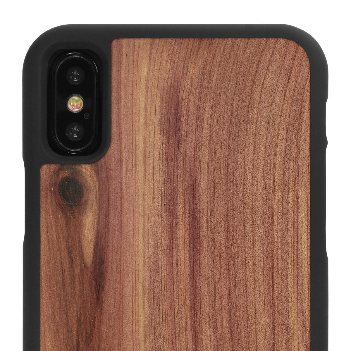iPhone XS —  #WoodBack Snap Case