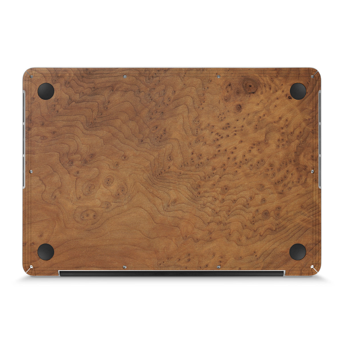 MacBook 12" — #WoodBack Bottom Skin