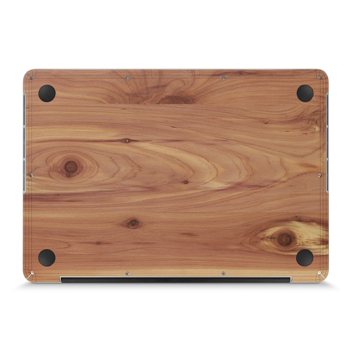  MacBook Pro 13" —  #WoodBack Bottom Skin - Cover-Up