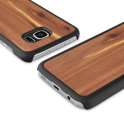  Samsung Galaxy S7 Edge — #WoodBack Snap Case - Cover-Up - 6