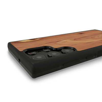 Samsung Galaxy S22 Ultra —  #WoodBack Explorer Case